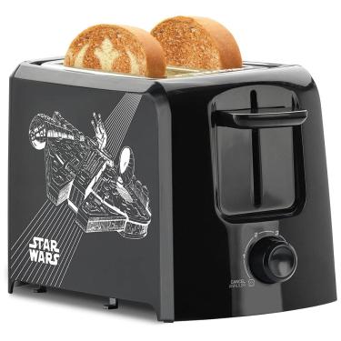 Imagem de Torradeira Elétrica de 2 fatias de Guerra nas Estrelas, 110v, STAR WARS LSW 21CN, Preto