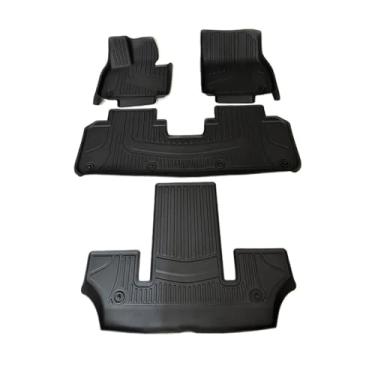 Imagem de Tapetes de assoalho compatíveis para Lixiang L8 L9 2020 2021 2022 2023 2024 Tapete de carro à prova d'água Antiderrapante Almofada de pé TPE Revestimentos de assoalho Tapetes de porta-malas(L9 Left ru