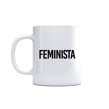 Imagem de Caneca Branca Feminista - Use Dmnd