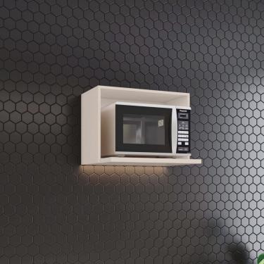 Imagem de Armário Aéreo Micro-ondas 60cm 100% mdf Aurora