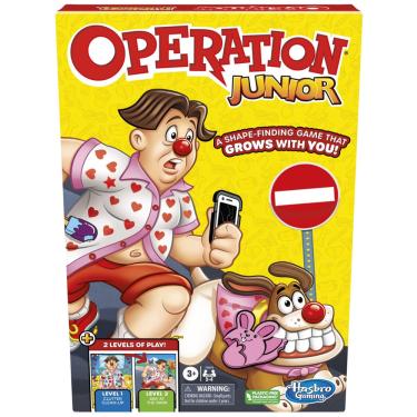 Imagem de Jogo de Tabuleiro Hasbro Gaming Operation Junior Ages 3 + Kids 2-4