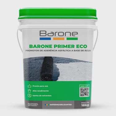 Imagem de Barone Primer eco - Primer Asfaltico Base Agua - 18L Marrom Escuro