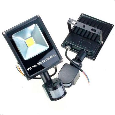 Imagem de Holofote Refletor Led 10w Lorben Com Sensor De Presença Movimento Por Indução