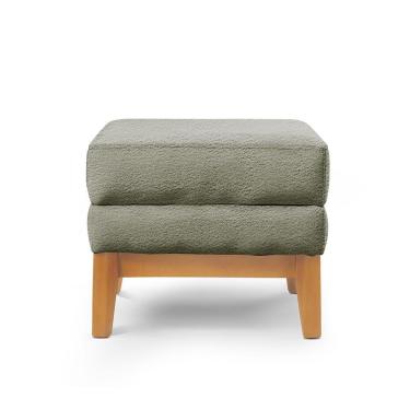 Imagem de Puff Retangular Para Sala áquila bouclé Verde 403