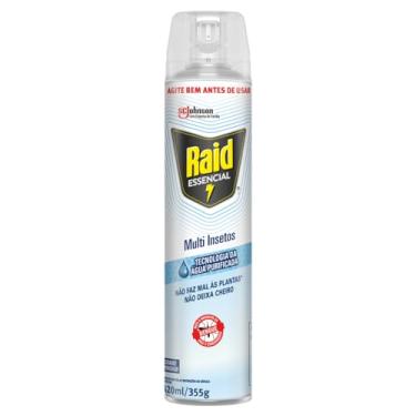 Imagem de Inseticida Aerossol Multi-Insetos sem Perfume Raid Essencial Frasco 420ml Spray