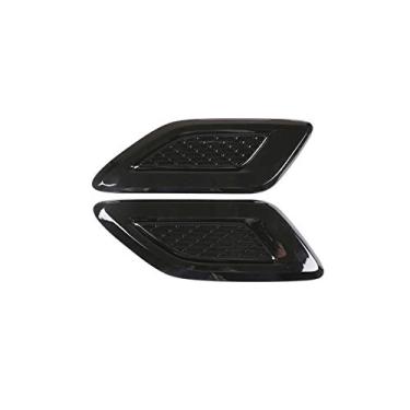 Imagem de CHEYA Para Discovery Sport, Land Rover Discovery 4/5, Freelander 2, Range Rover evoque Acessórios de carro Decoração Exterior ABS Preto Brilhante Capô Motor Saída de Ventilação Acabamento