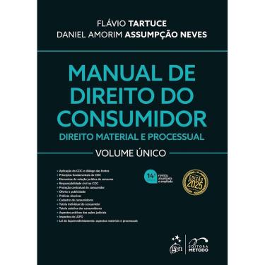 Imagem de Manual de Direito do Consumidor - Vol. Único - 14ª Edição 2025