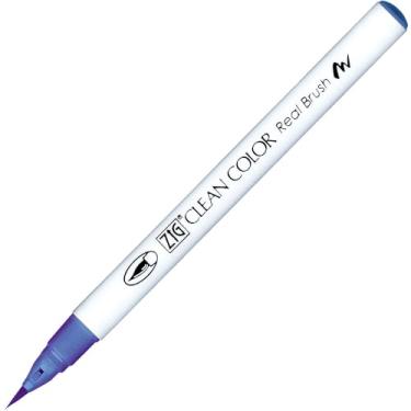 Imagem de CANETA ZIG PEN REAL BRUSH IRIS BLUE RB 6000AT 316