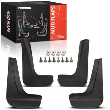 Imagem de A-Premium Conjunto de 4 peças de abas de lama, protetores contra respingos compatíveis com BMW Série 2 2015 2016 2017 2018 2019, dianteiro e traseiro do motorista e do lado do passageiro