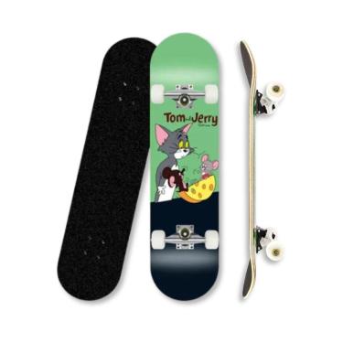 Imagem de Skate Semi Profissional Completo Shape Maple Tom E Jerry