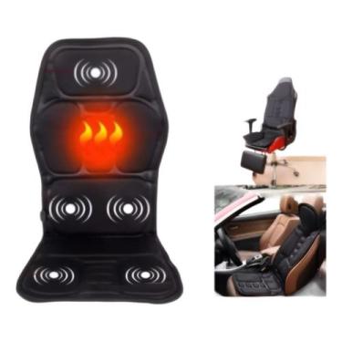 Imagem de Assento Massageador Elétrico Vibração Sofá Cama Carro Cadeira Alivia D