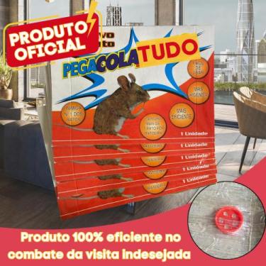 Imagem de Folha Para Controle de Pragas Cola Adesiva Pega Tudo Kit com 5 - Merca