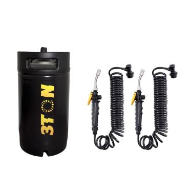 Imagem de 3TON Pulverizador De Tanque Ppf, Ferramentas Película Protetora Pintura Aço Inoxidável, Alta Pressão, Água Para Janelas Tpu, Bomba Compressão Com Manômetro (Tanque 3 Galões)