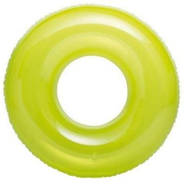 Imagem de Boia Inflável para piscina Fluorescente neon Boia Divertida Redonda 76