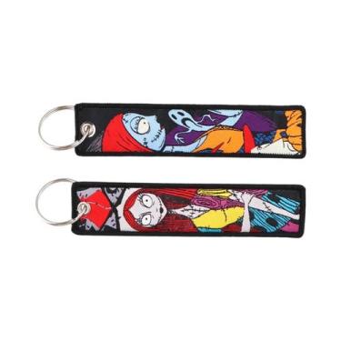 Imagem de Chaveiro com Etiqueta de Filme de Terror - Design de Tecelagem, 15