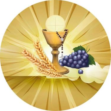 Imagem de Painel Redondo 3D Sublimado Religioso Frd-2712