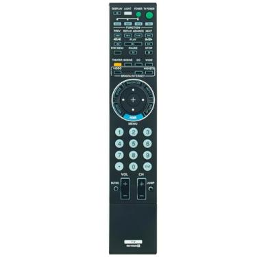 Imagem de Controle remoto de substituição RM-YD029 compatível com Sony Bravia HDTV LCD TV KDL-52Z5100 KDL-46Z5100 KDL-40Z5100 KDL-52XBR10 KDL-46XBR10 KDL52Z5100 KDL46Z5100 KDL40Z5100 0 KDL5 2XBR10 KDL46XBR10