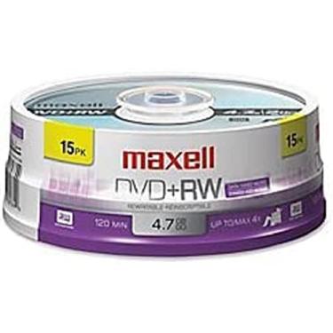 Imagem de Maxell 634046 Formato de gravação regravável vida de arquivo superior 4,7 Gb DVD+RW Arquivo de disco e captura arquivos de alta capacidade