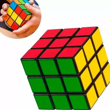 Imagem de Cubo Mágico 3x3x3 Brinquedo Interativo Clássico