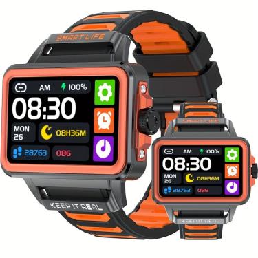 Imagem de Relógio Inteligente, Modos Multi-esporte, Controle De Reprodução De Música, Esportivo Preto