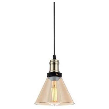 Imagem de Pendente Blumenau Vintage Ambar Cone 1lamp E27 89011102