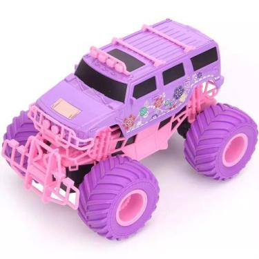 Imagem de Jeep Rosa Brinquedo Recarregável Off Road de Controle Remoto - Toys