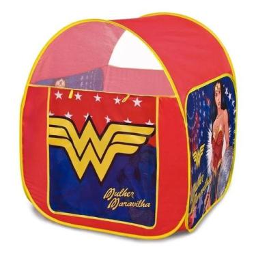 Imagem de Barraca Infantil Dc Comics Mulher Maravilha Da Fun 82682, Vermelho