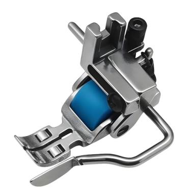 Imagem de Fbshicung Calcador Multifuncional 5 Em 1 Com Rolo #T5 Para Cordões/Regulares/Zíperes Guia De Borda Esquerda/Direita Máquina Costura Industrial Singer Juki Consew Brother