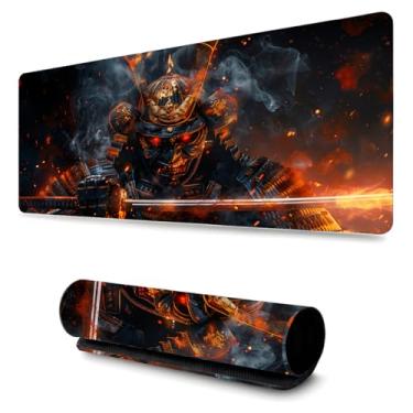 Imagem de Mouse Pad Gamer Profissional Confortável Antiderrapante Escritório e Games 90x40 - Samurai Espada