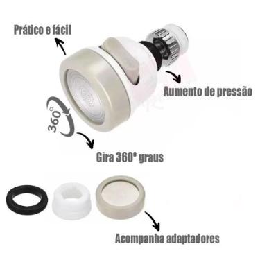 Imagem de Bico para Torneira Adaptador Jato de Agua Pronta Entrega Com Envio Ime