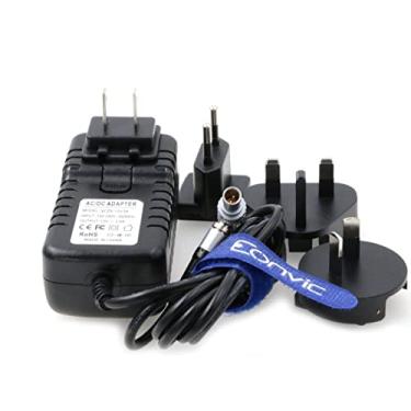 Imagem de Eonvic Cabo Adaptador De Energia Ângulo Reto 2 Pinos Para Ca Teradek Com Plugues Eua/Ue