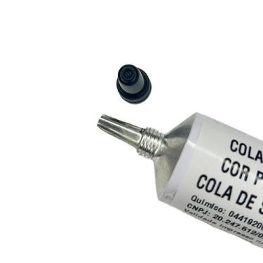 Imagem de Cola Contato Cor Preto 75G Cola De Sapateiro - So Produto