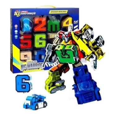 Imagem de Brinquedo Números (Grande)Interativo  Educativo De Transformação Veícu