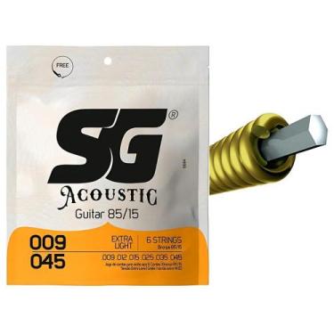 Imagem de Encordoamento sg violao aço 009 bronze 85-15