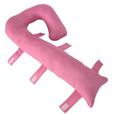 Imagem de Almofada Travesseiro Protetor Cinto Segurança Liso Rosa - Maria dos Re