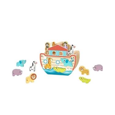 Imagem de Hi Pando Brinquedo Educativo Madeira Arca de Noé
