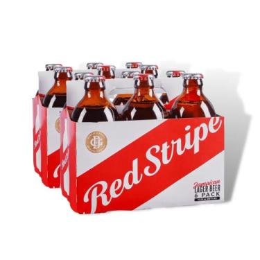 Imagem de Cerveja Red Stripe Jamaican Lager Garrafa 330ml (Pack 12 Un)