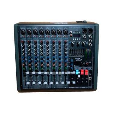 Imagem de Mesa de som mxt 9 canais usb 2 aux mx solo2ux9