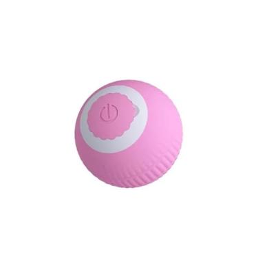 Imagem de Bola Giratória Inteligente para Pet, Brinquedo Interativo com 2 Modos, Recarregável USB
