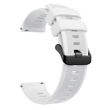 Imagem de Pulseiras de relógio Casio MDV106-1AV/MTP-VD01, pulseiras de substituição de silicone macio de 22 mm para Casio MDV-106 Series, Sem pedra preciosa
