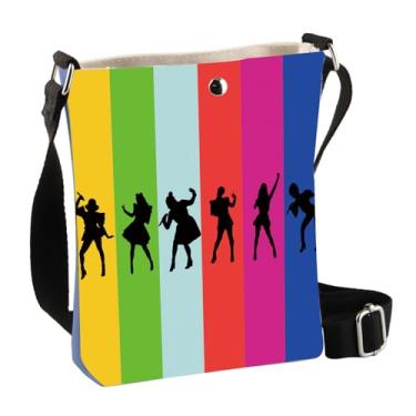 Imagem de BDPWSS Bolsa transversal musical Queen para esposas, mercadoria musical teatro musical, presentes para amantes de drama, Bolsa para seis pessoas
