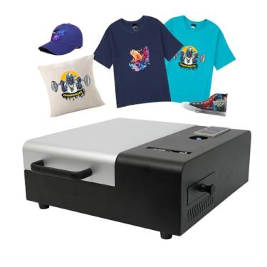 Imagem de Qilpho Forno de cura DTF profissional, 21,8 x 31,8 cm, tamanho A4, forno de aquecimento para impressora DTF e filmes de transferência, secagem estável para impressão de camisetas, preto