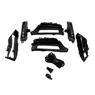 Imagem de SIEMID Faróis de neblina de LED para para-choque dianteiro com fiação e interruptor de farol de neblina para Hond.a CR-V 2020 2021 2022