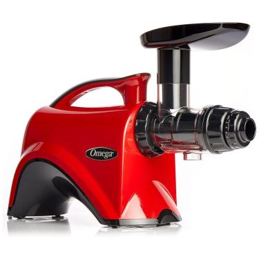 Imagem de Juicer Espremedor Elétrico para Sucos com 2 Estágios de Extração, 150W, 110v, OMEGA NC900HRD19, Vermelho