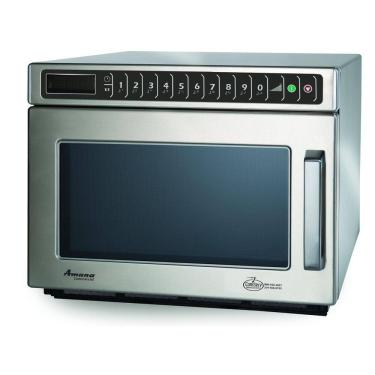 Imagem de Forno Micro-ondas Comercial Amana HDC182 Compacto de Alta Resistência, 1800W, Aço Inoxidável