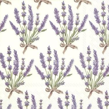 Imagem de Guardanapo para Decoupage Ihr 33x33 Flor Buque Lavanda C/ 20 Unidade -