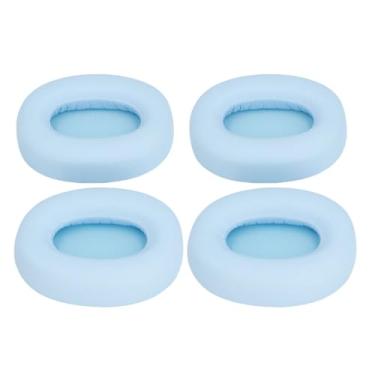 Imagem de Fockety Earpads de Substituição, 2 Pares de Ruído Cancelamento de Fones de Ouvido Pontos de Solf Flexíveis para As Orelhas Lisas Com Espuma de Memória, para Fone de Ouvido W800BT (BLUE)