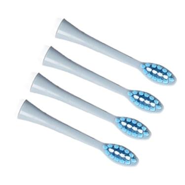 Imagem de Garosa Cabeças de Substituição de Escova de Dentes Elétricas Saúde Odontológica de Limpeza Eficiente para Y1, 4 Pacote (Azul)