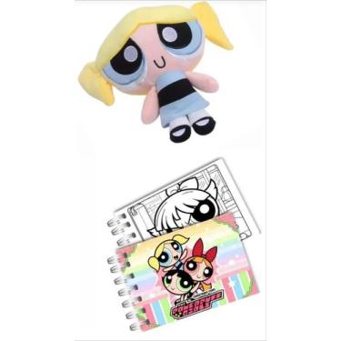 Imagem de Livro De Colorir Meninas Super Poderosas + Boneca De Pelúcia Lindinha 