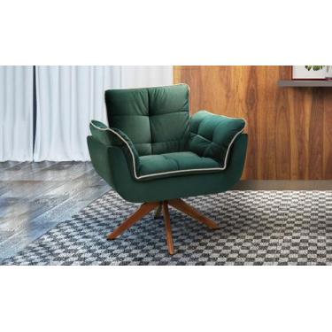 Imagem de Poltrona Decorativa Opala Giratoria Luxuosa Gustavo Decor - Da Casa, 6